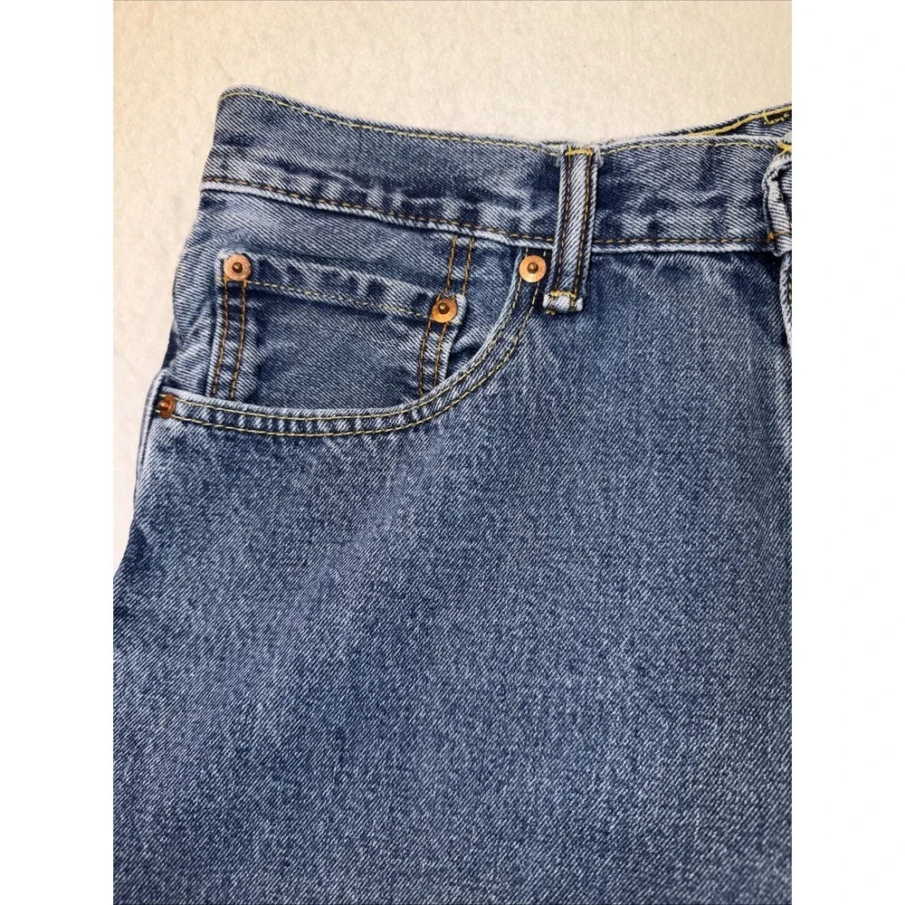 Levis 550 Relaxed Fit Mens Blue Jeans Medium Wash Tag 36x32 , 32x28 Casual Work